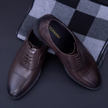 Herrenschuhe F066-023 Bronze Stephano