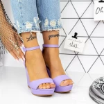 Sandalen auf der 2HXS23 -Plattform lila Mei