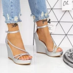 Sandalen auf der 2HXS25 -Plattform Silber Mei