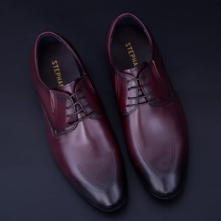 Herrenschuhe 003-833 Kirsche Stephano