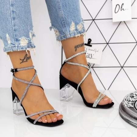 Sandalen mit dicken Absätzen 2xkk99 Black | Mei