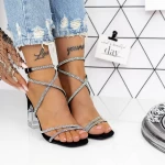 Sandalen mit dicken Absätzen 2xkk99 Black | Mei