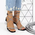 Sandalen mit dicken Absätzen 2xkk99 Black | Mei