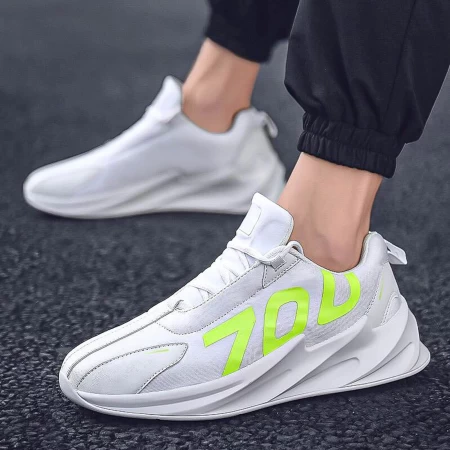 Herren Sportschuhe 0532 Weiß Mei