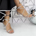 Sandalen mit dicken Absätzen 2xkk99 Silber Mei