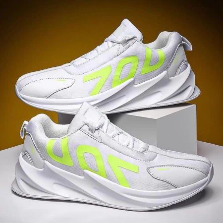 Herren Sportschuhe 0532 Weiß Mei