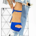 Sandalen mit dünner Ferse und Plattform 2xkk103 Blue | Mei