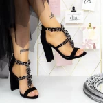 Sandalen mit dicken Absätzen 2xkk109 schwarz | Mei
