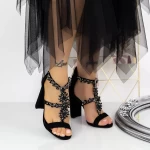 Sandalen mit dicken Absätzen 2xkk109 schwarz | Mei
