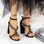 Sandalen mit dicken Absätzen 2xkk110 schwarz | Mei