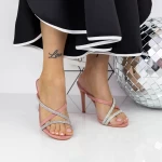 Hausschuhe mit dünner Absatz 2xkk69 Pink | Mei