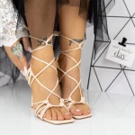 Sandalen mit dünnem Absatz 2xkk71 Beige | Mei