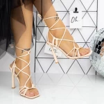 Sandalen mit dünnem Absatz 2xkk71 Beige | Mei