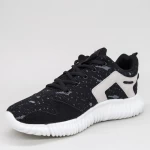 Herren Sportschuhe 0557 Schwarzgrau Mei