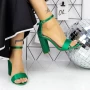 Sandalen mit dicken Absätzen 2xkk88 Grün | Mei