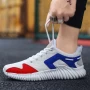 Herren Sportschuhe 0557 Weißblau Mei