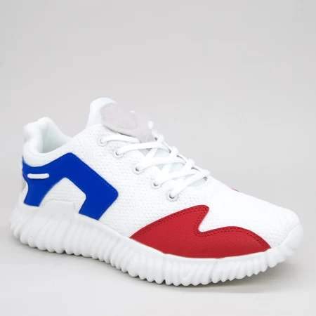 Herren Sportschuhe 0557 Weißblau Mei