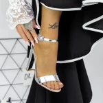 Sandalen mit dicken Absätzen 2xkk91 Silber Mei