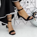 Sandalen mit dicken Absätzen 2xkk113 schwarz | Mei