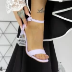 Sandalen mit dicken Absätzen 2xkk113 lila Mei