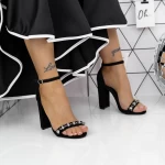 Sandalen mit dicken Absätzen 2xkk118 schwarz | Mei