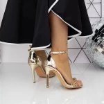 Sandalen mit dünnem Absatz 2xkk119 Zloty | Mei