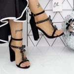 Sandalen mit dicken Absätzen 2xkk221 schwarz | Mei