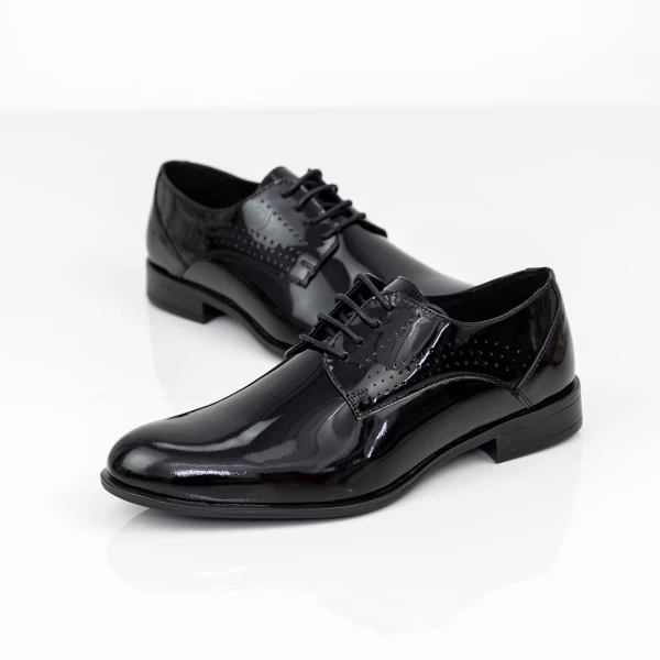 Herrenschuhe 016 Schwarz Elion