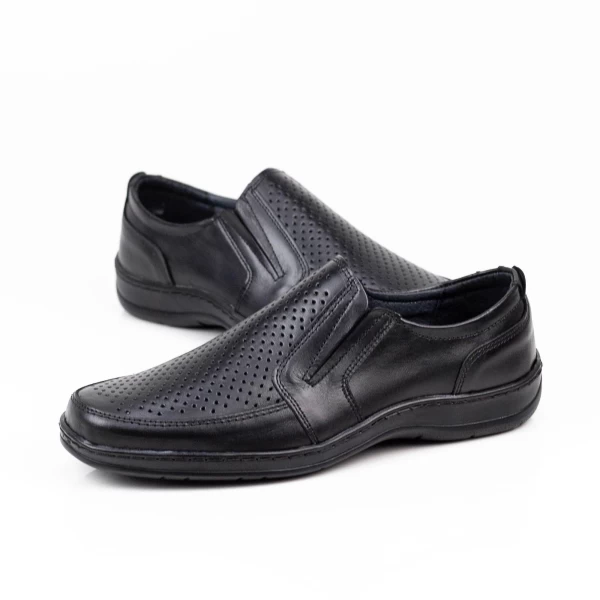 Herren PN2018 Schwarze Slipper Maria Schuhe