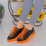 Frauenschuhe jeden Tag MX155 Black-Orange | Mei