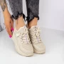 Frauen Sportschuhe E19 Beige Mei