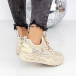 Frauen Sportschuhe E19 Beige Mei