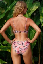 Frauenbadeanzug, 3 Stück SD-1209 Pink | Top Schwimmen