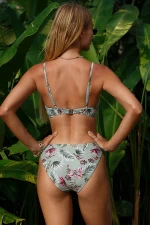 Frauenbadeanzug, 3 Stück SD-1209 Grün Top Schwimmen