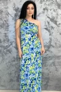 Frauenkleid 51760 Blue-Green | Kikiriki