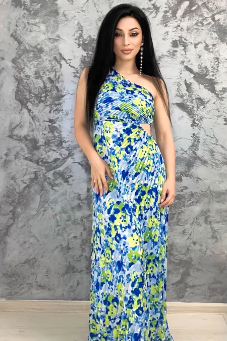 Frauenkleid 51760 Blue-Green | Kikiriki