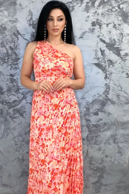 Frauenkleid 51760 Orange Kikiriki