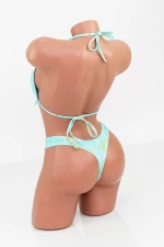 Badeanzug der Frauen, 3 Teile F85 Türkis Meina