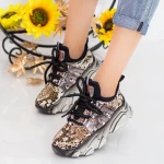 Sportschuhe auf der SZ232 Black-Golden-Plattform Mei