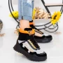Sportschuhe auf der SZ239-Plattform Black-Orange Mei