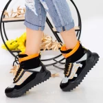 Sportschuhe auf der SZ239-Plattform Black-Orange Mei