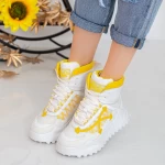 Sportschuhe auf der SZ239 White-Yellow-Plattform Mei