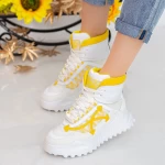 Sportschuhe auf der SZ239 White-Yellow-Plattform Mei