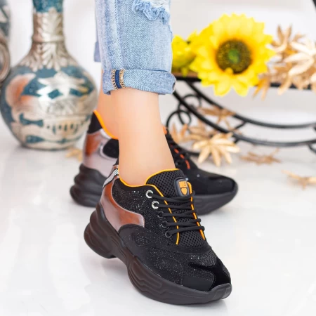 Sportschuhe auf der SZ231 Black-Orange-Plattform Mei