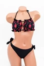 Badeanzug der Frauen, 2 Stücke F62 Schwarz | Meina