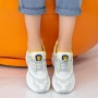 Sportschuhe auf der SZ231 White-Yellow-Plattform Mei