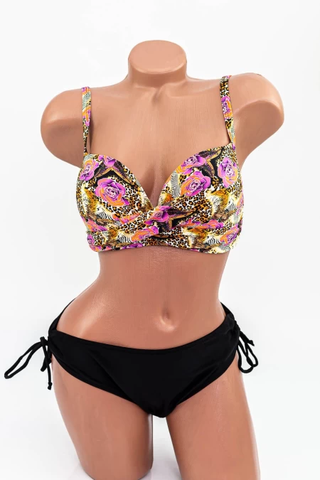 Badeanzug der Frauen, 2 Teile L225 Leoparden-Purvele Meina
