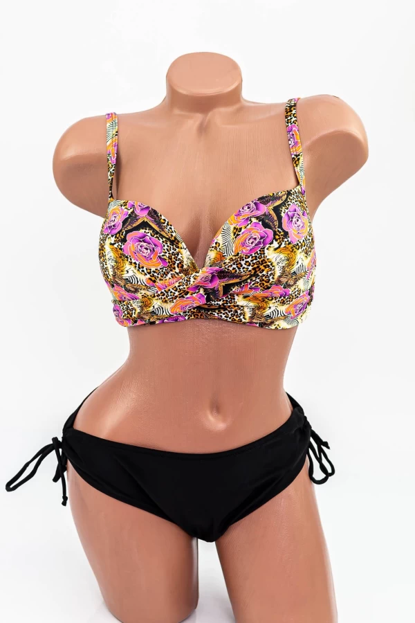 Badeanzug der Frauen, 2 Teile L225 Leoparden-Purvele Meina