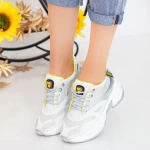 Sportschuhe auf der SZ231 White-Yellow-Plattform Mei