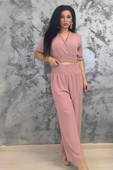 Damens Set 12580 Pink Kikiriki